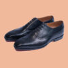 Formal Black Oxford Handmade Leather Shoes For Men - Image 3