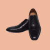 Black Formal Oxford Handmade Leather Shoes For Men - Image 2