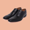Black Formal Oxford Handmade Leather Shoes For Men - Image 3