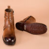 Handmade Leather Brown Boots For Men - Image 2