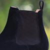 Black Suede Chelsea Boots Handmade Shoes For Men - Image 3