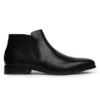Black Zipper Chelsea Handmade Leather Boots Shoes For Men - Image 2