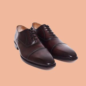 Teresamoon Mens Dress Shoes Classic Oxford Business Shoes Formal Office Genuine Leather Shoes 