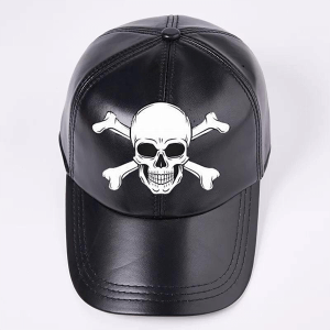 Black Leather Baseball Cap - Shop Mens Ties Online