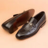 Men?s Black Loafer Shoes - Image 2