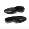 Black Leather Oxford Shoes for Men - Image 3