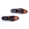 Two Tone Oxford Brown Leather Shoes for Men - Image 3