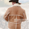 Sheepskin Brown Leather Jacket - Image 2