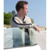 White Leather Jacket Aaron Paul NEED FOR SPEED - Image 3