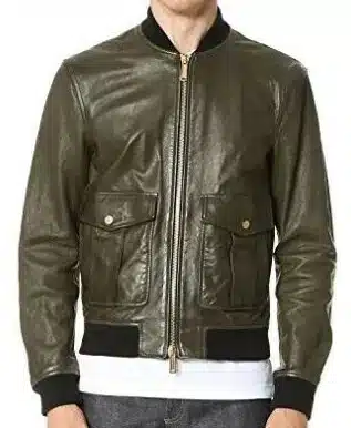 Black Leather Blazer Jacket for Men - leatheriza.com