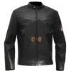 Swordfish Stanley Hugh Jackman Real Black Leather Jacket - Image 3