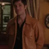 LUCAS BRAVO EMILY IN PARIS LEATHER JACKET - Image 3