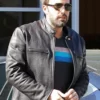 BEN AFFLECK LEATHER JACKET #2 - Image 2