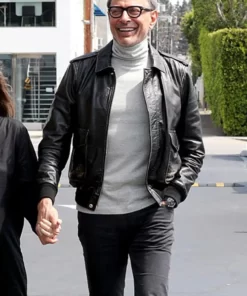 Jeff Goldblum Leather Jacket in America
