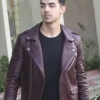 Joe Jonas Leather Jacket